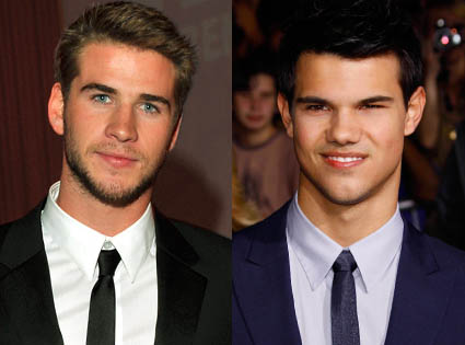 Liam Hemsworth, Taylor Lautner Liam Hemsworth, Taylor Lautner
